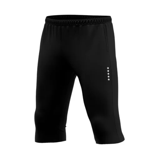 FELET Black 3/4 Slim Short Pants