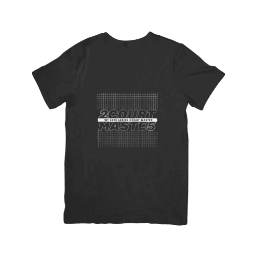 WT 25 SERIES COURT MASTER T-SHIRT (STRING EDITION BLACK) - Image 3