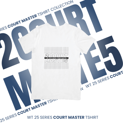 WT 25 SERIES COURT MASTER T-SHIRT (STRING EDITION WHITE)